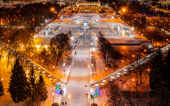 Каток в Парке Горького