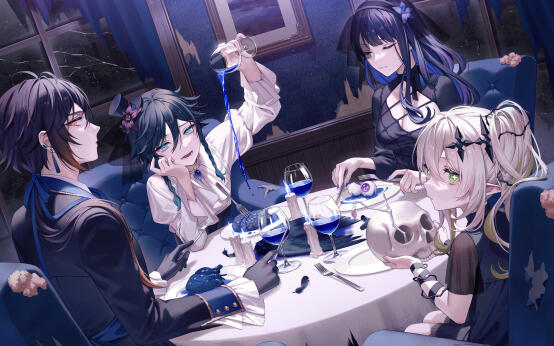 Dark Genshin Party. Ночная вечеринка